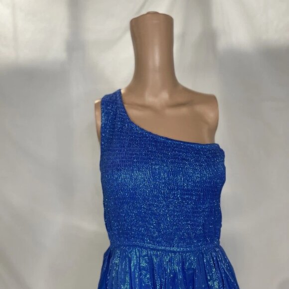 NEW SUNDRESS Women's Zuri One-Shoulder Dress – Calvi Ocean Blue – Size M/L – NWT - Picture 15 of 16